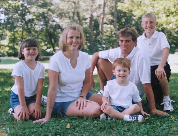 Moore Family: (Dave's stepdaughter)  Kayleigh, Michelle, Nicholas, Brad & Christopher -- 2000