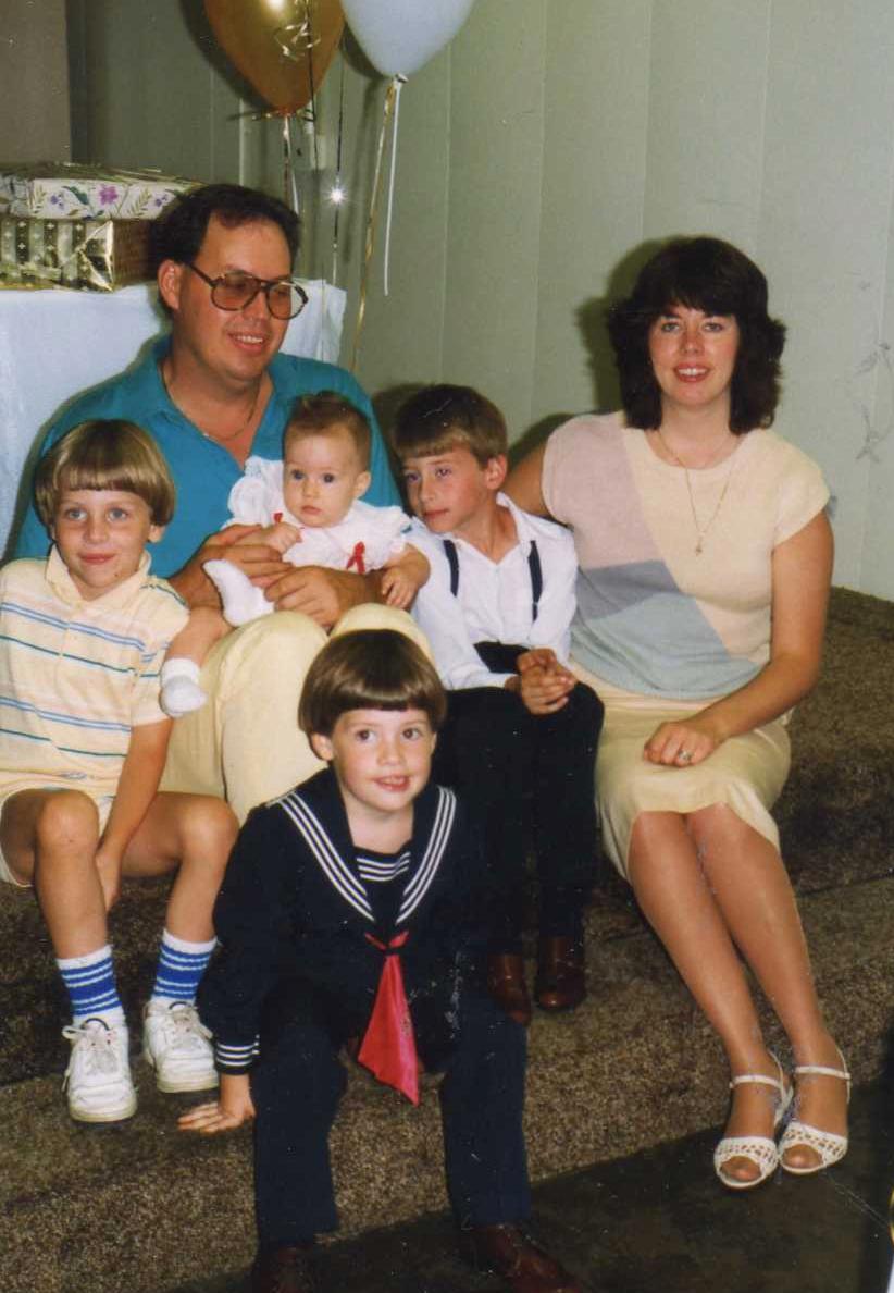 Albury Family at Hanlon's 50th anniversary -- August 1988
